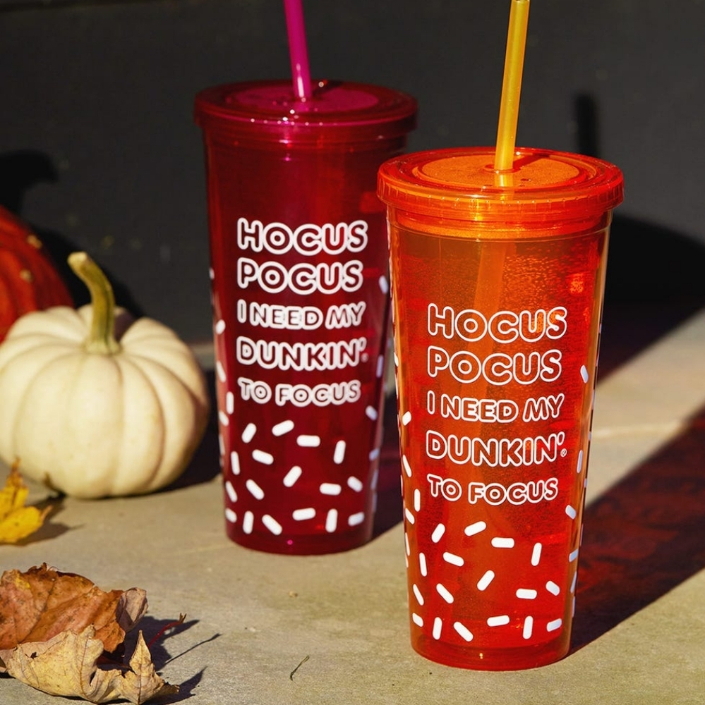 Limited Edition Dunkin Donuts Hocus Pocus Glow in the Dark Cup